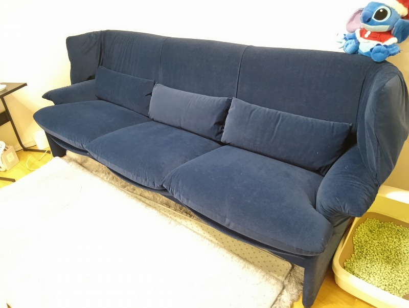 カッシーナソファー張り替え後