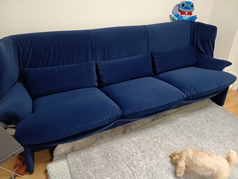 カッシーナソファー張り替え後