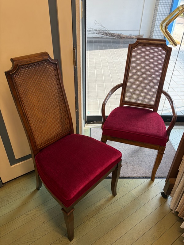 ドレクセルのダイニングチェアー張替え後